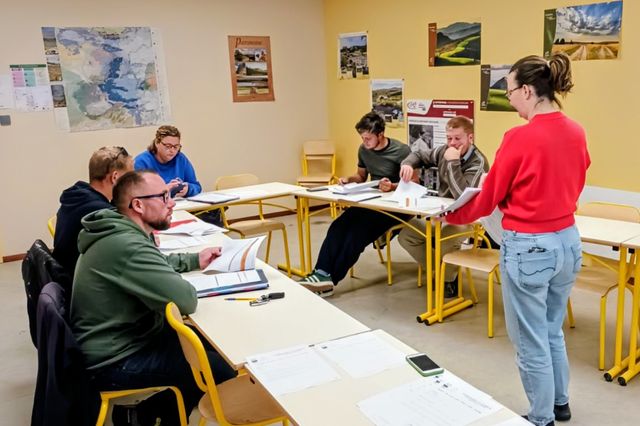 Stagiaires du CQP Couvreur Lauzier 2025-2026