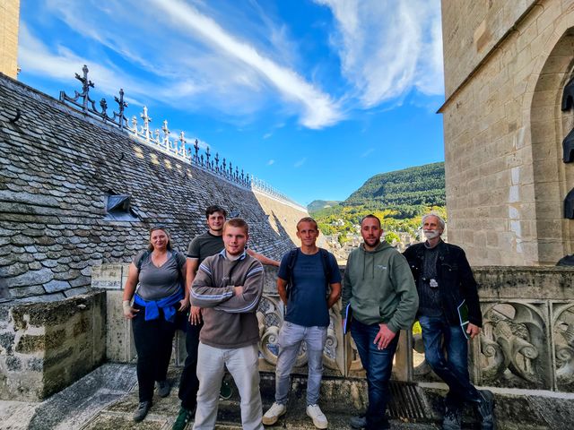Stagiaires du CQP Couvreur Lauzier 2025-2026