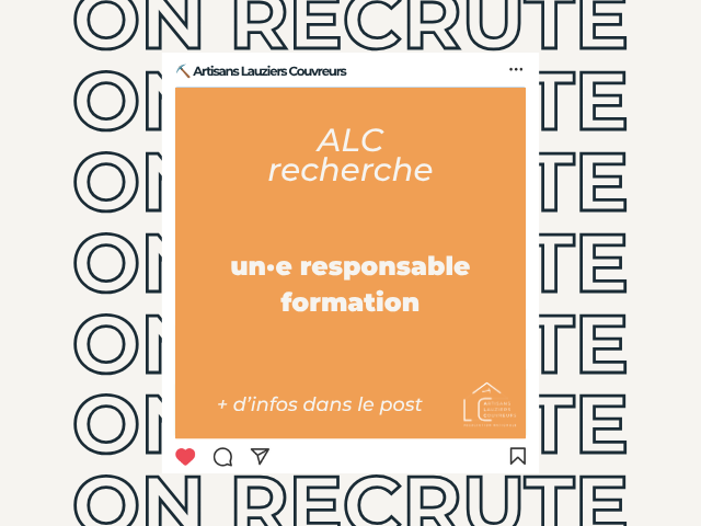recrutement responsable formation (F/H)